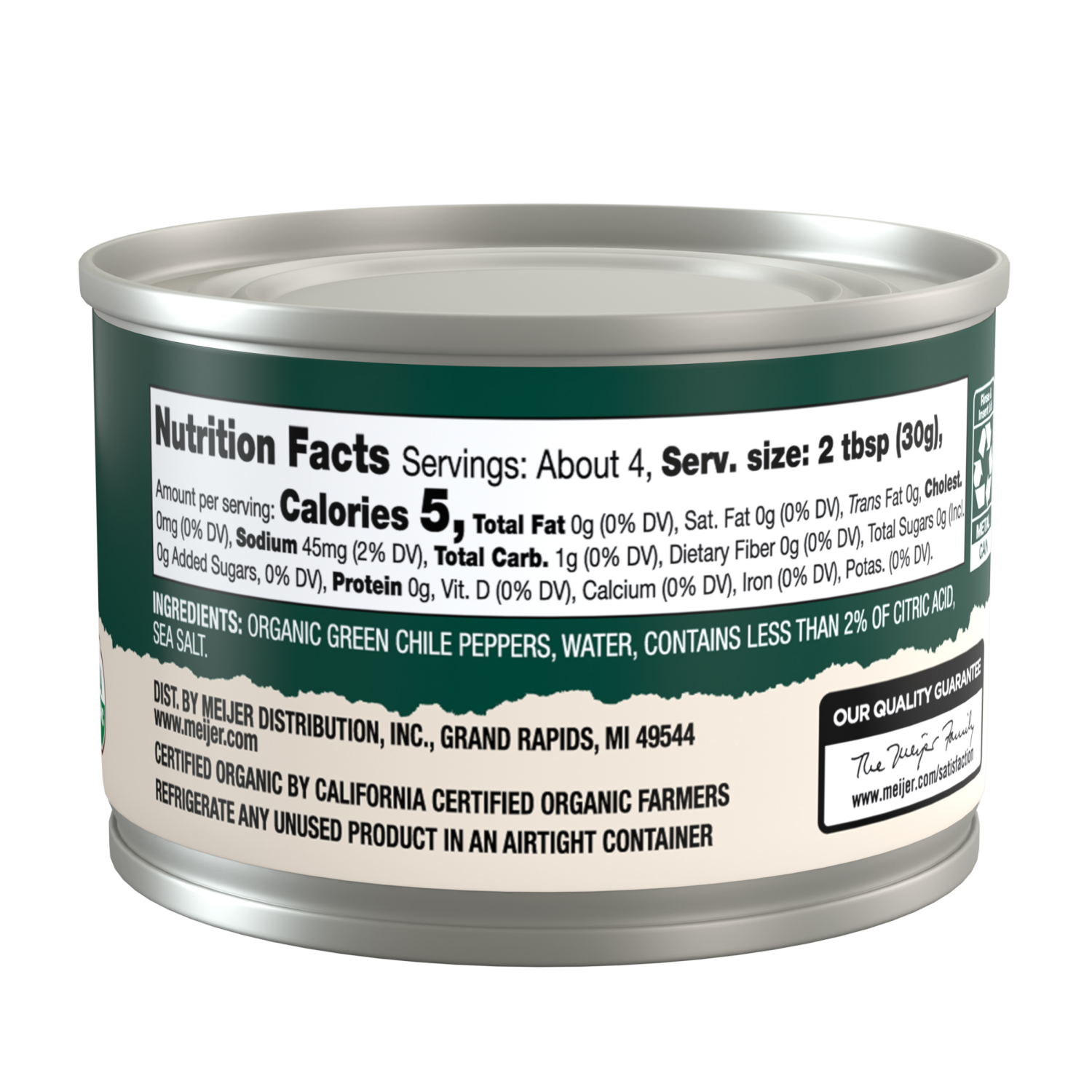 slide 2 of 3, True Goodness Organic Mild Diced Green Chiles, 4 oz