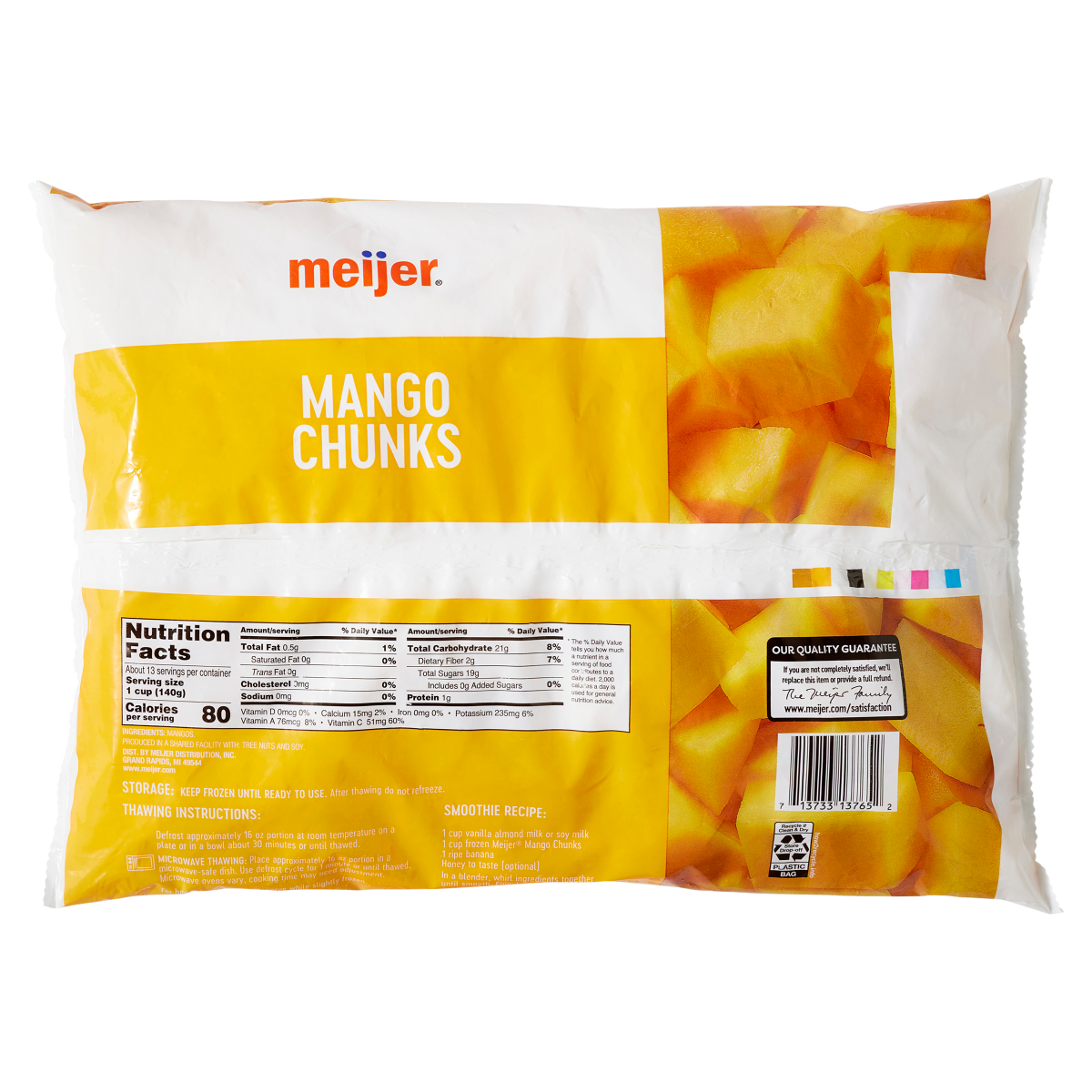 slide 2 of 3, Meijer Frozen Mango Chunks, 64 oz