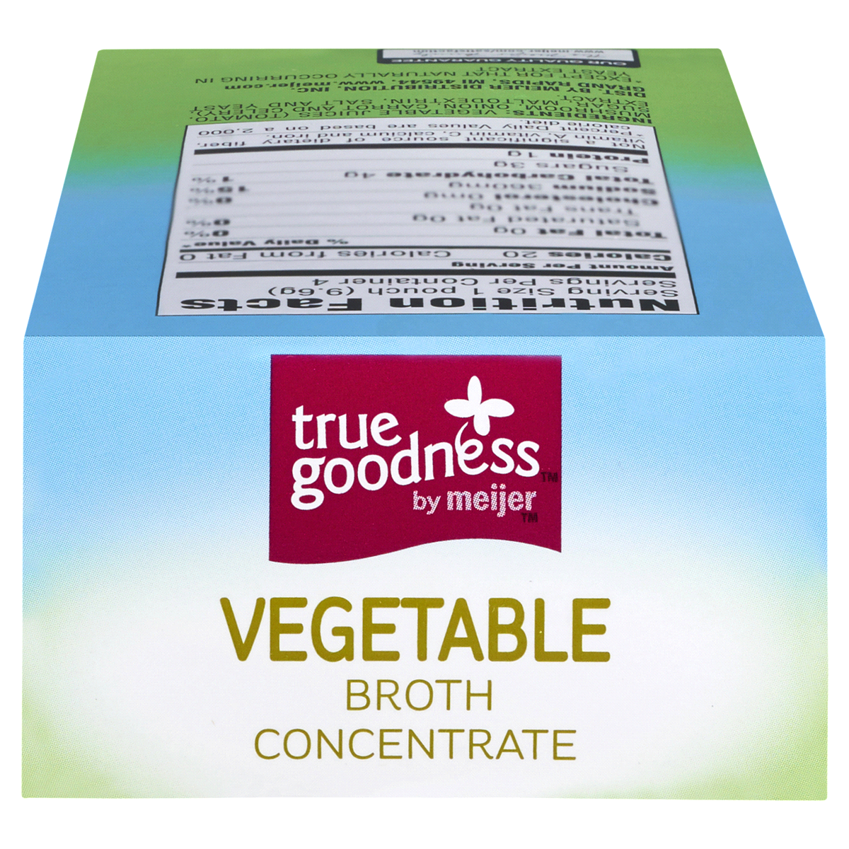 slide 4 of 5, True Goodness Vegetable Broth Concentrate, 4 ct