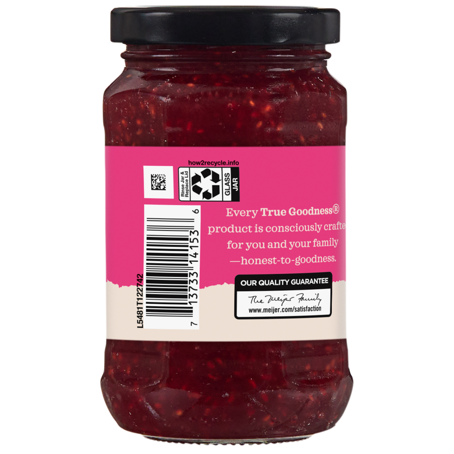 slide 4 of 5, True Goodness Organic Raspberry Fruit Spread, 11 oz