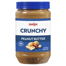 Meijer Crunchy Peanut Butter - 40 oz