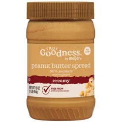 True Goodness No Stir Creamy Peanut Butter Spread
