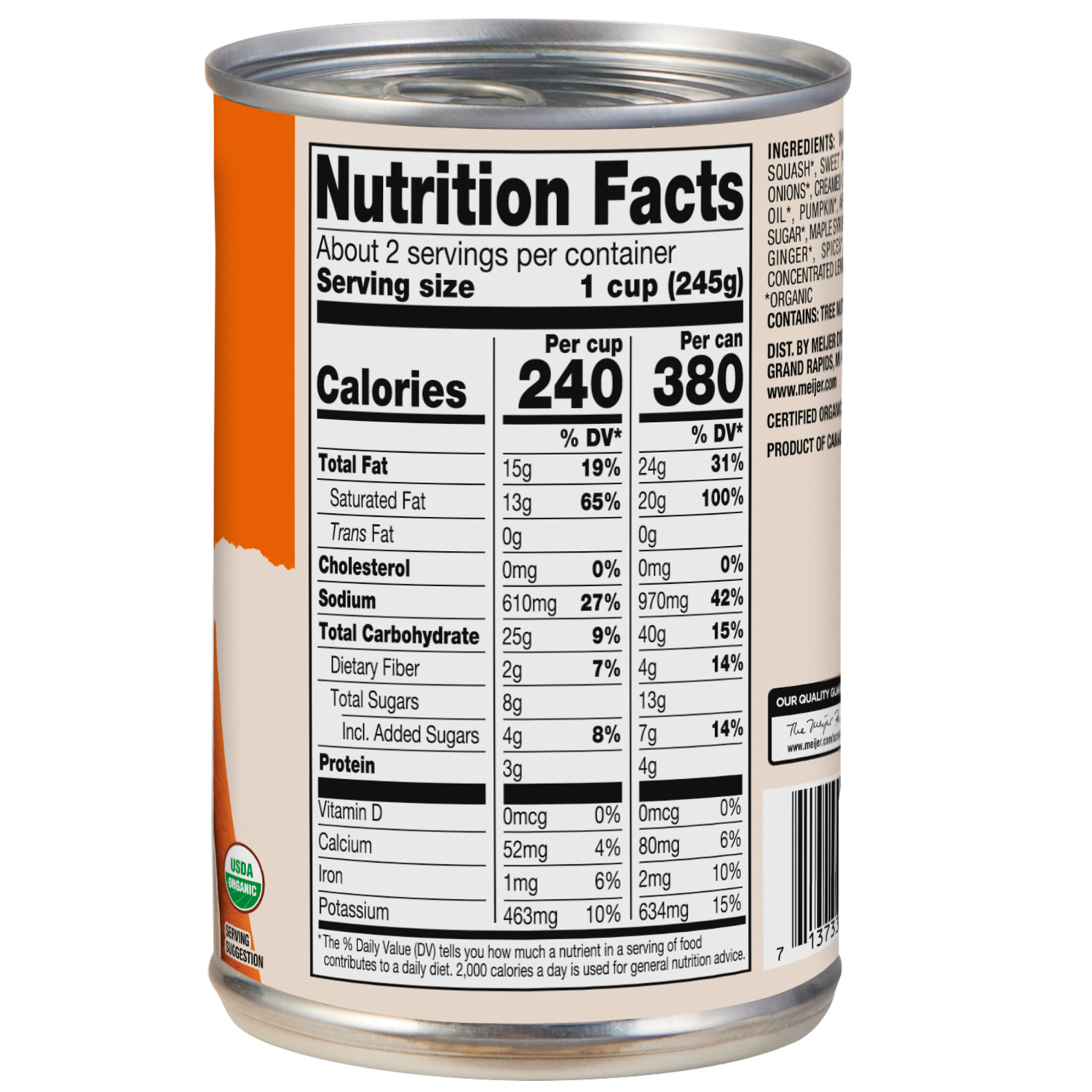 slide 2 of 3, True Goodness Organic Butternut Squash Soup, 14.5 oz, 14.5 oz