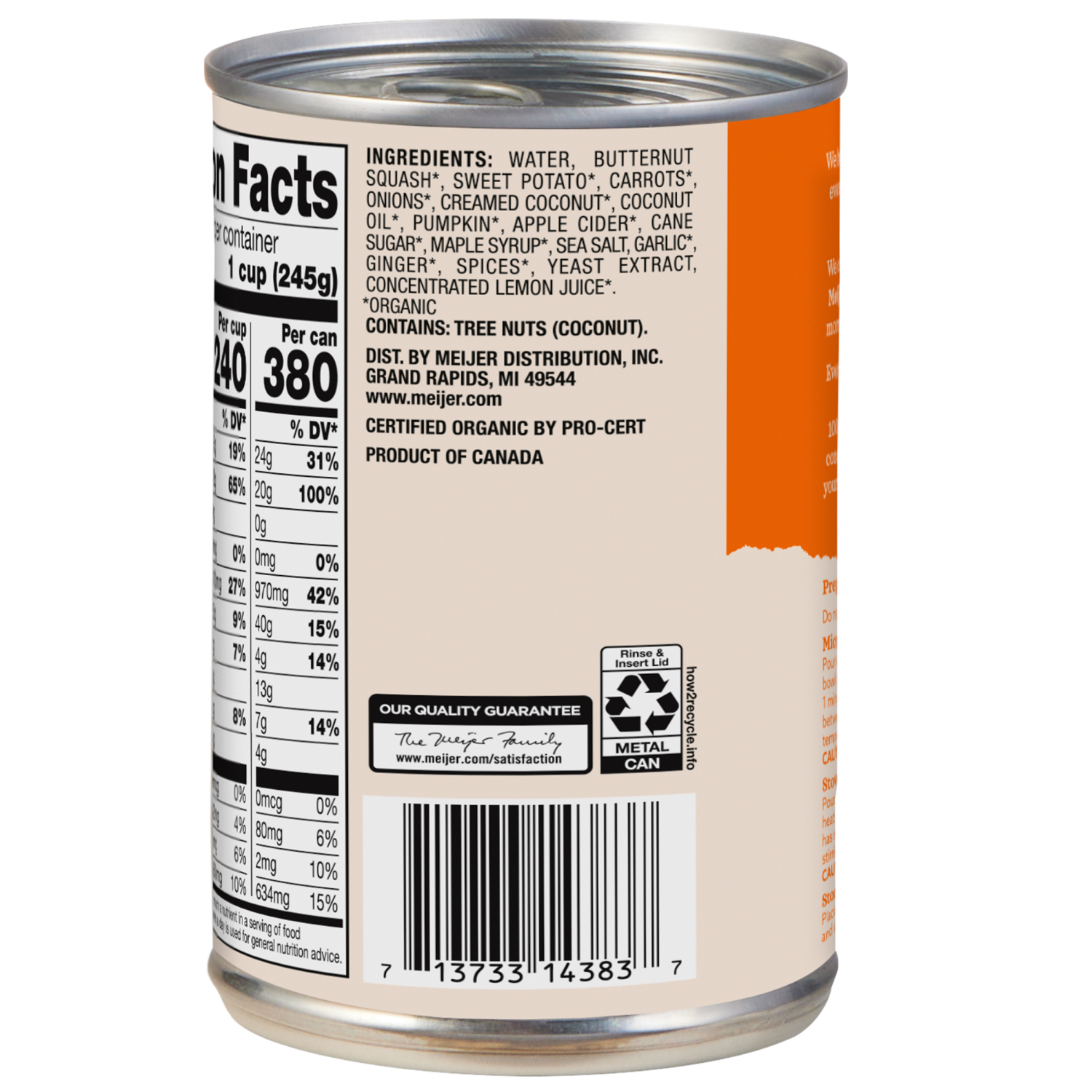 slide 3 of 3, True Goodness Organic Butternut Squash Soup, 14.5 oz, 14.5 oz