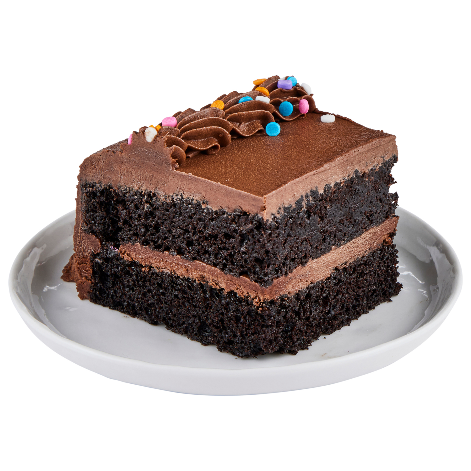 slide 3 of 5, Fresh from Meijer Chocolate Celebration Cake, 1/4 Sheet, 1/4 sheets