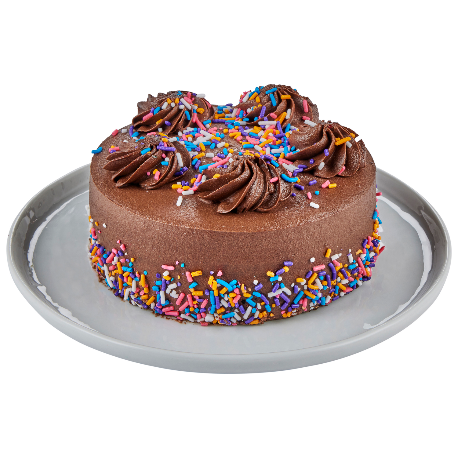 slide 2 of 5, Fresh From Meijer Chocolate Celebration Cake 5in, 1 ct