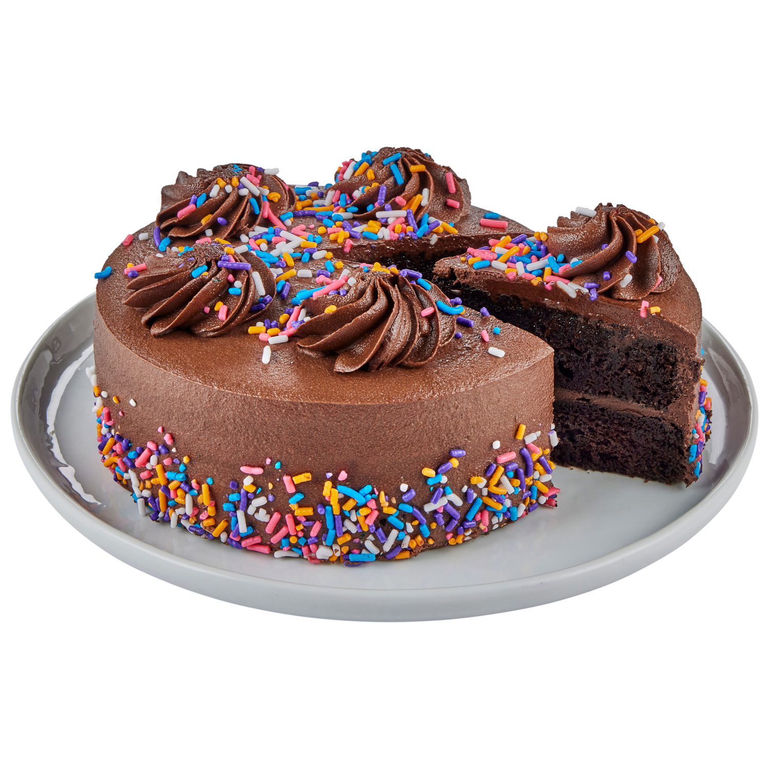 slide 5 of 5, Fresh From Meijer Chocolate Celebration Cake 5in, 1 ct