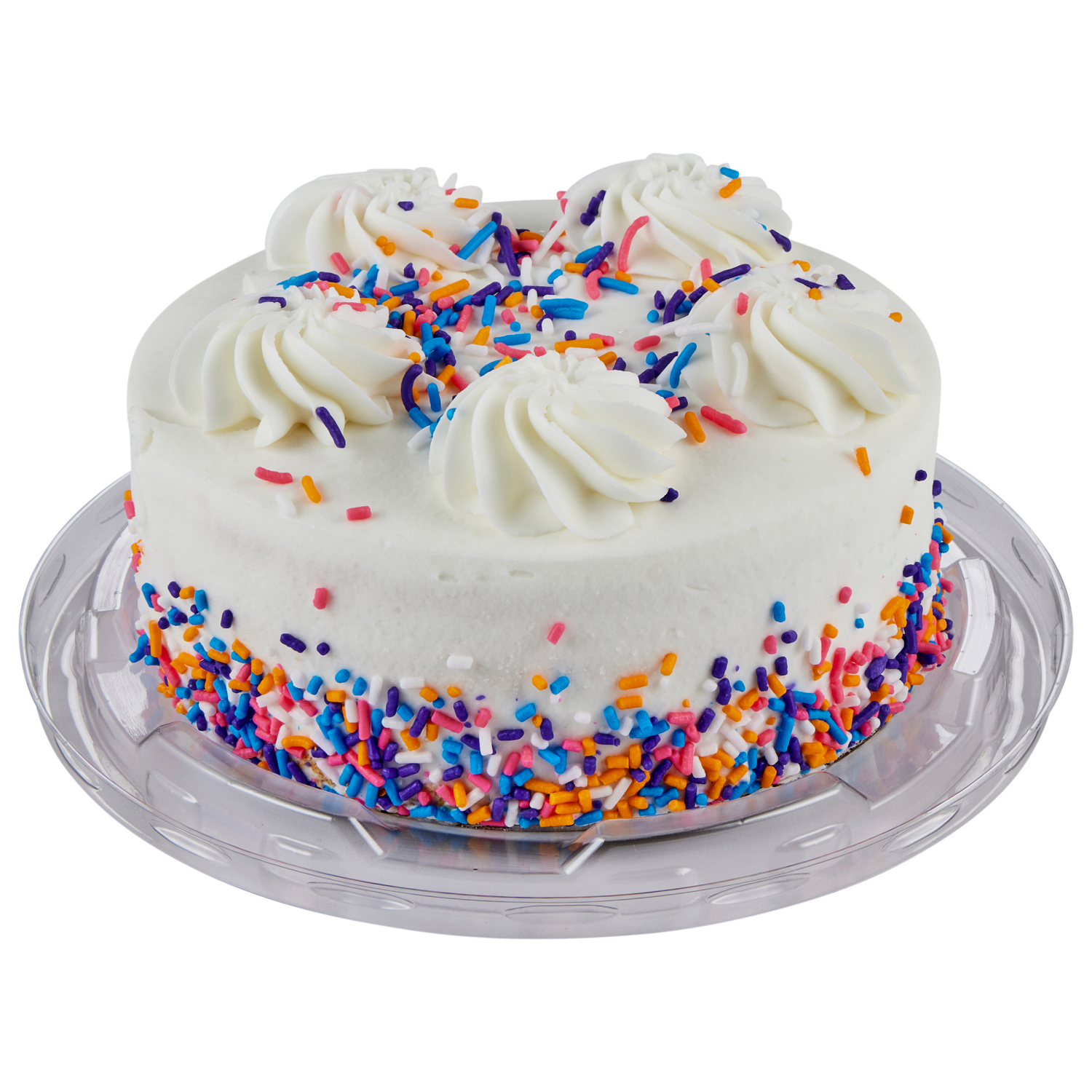 slide 4 of 5, Fresh From Meijer Vanilla Celebration Cake 5in, 1 ct