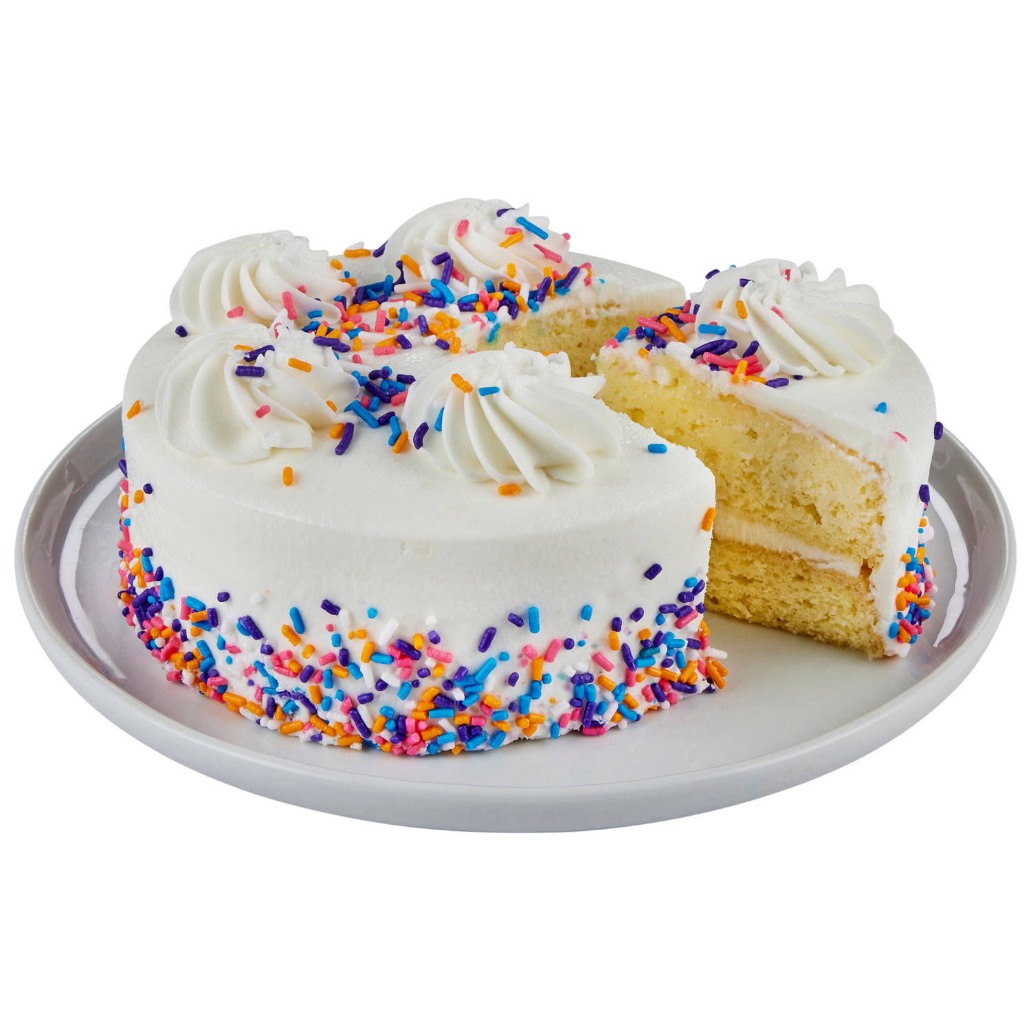 slide 5 of 5, Fresh From Meijer Vanilla Celebration Cake 5in, 1 ct