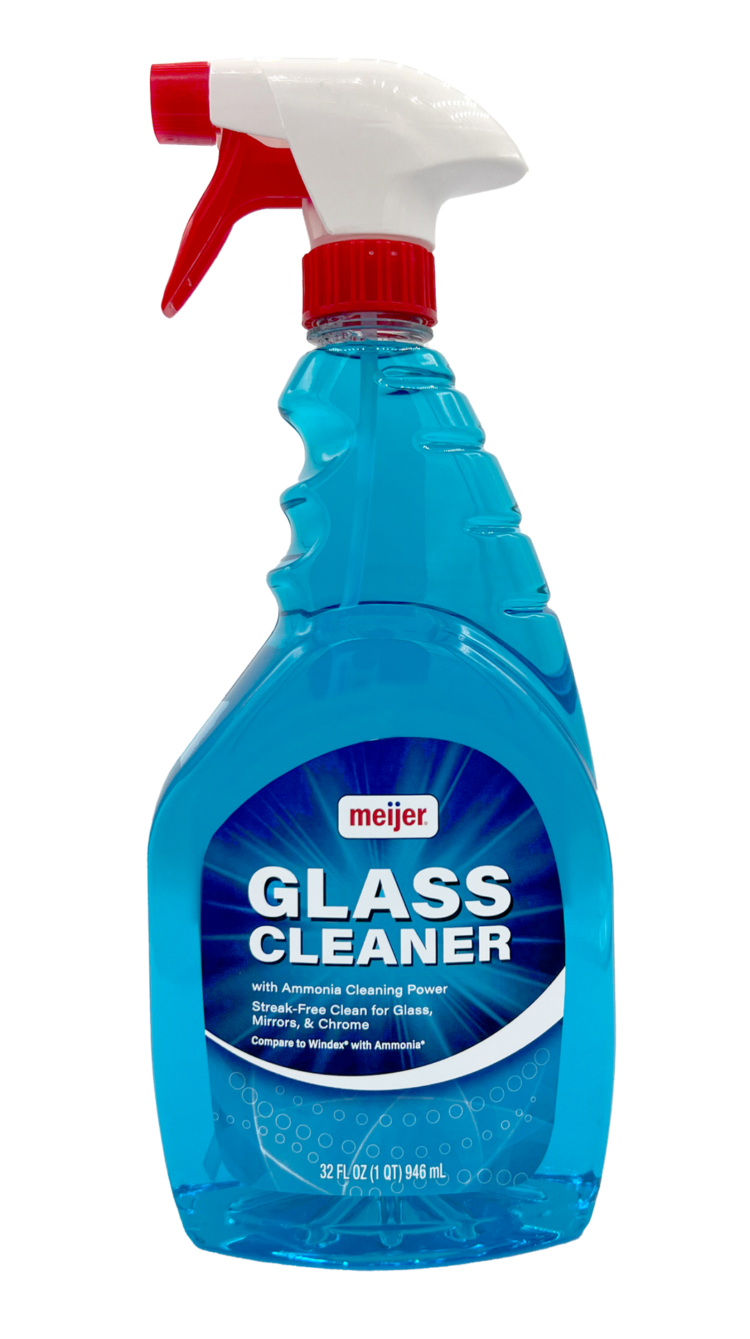 slide 1 of 2, Meijer Glass Cleaner with Ammonia, 32 oz