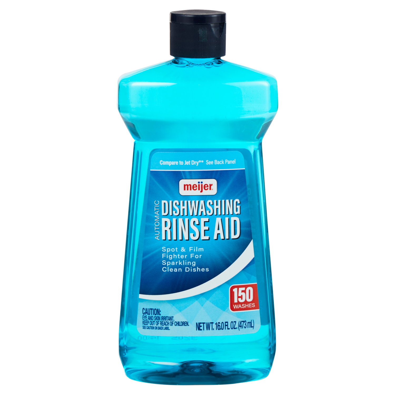 slide 1 of 5, Meijer Automatic Dishwasher Rinse Aid, 16 oz