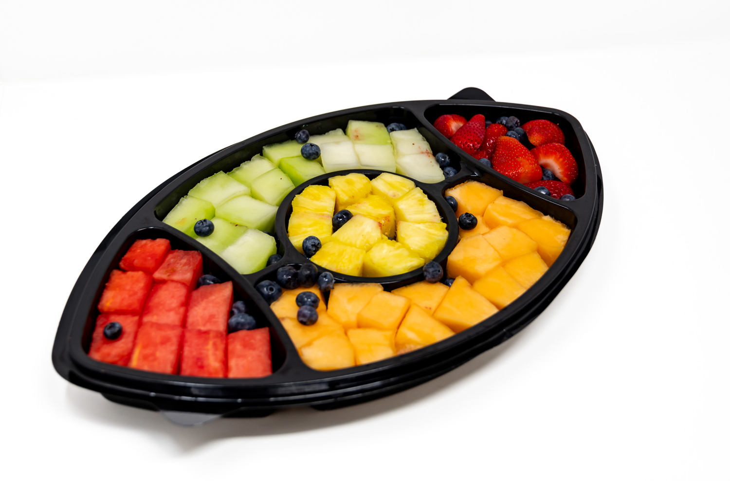 slide 3 of 5, Fresh from Meijer Football Fruit Tray, 46 oz