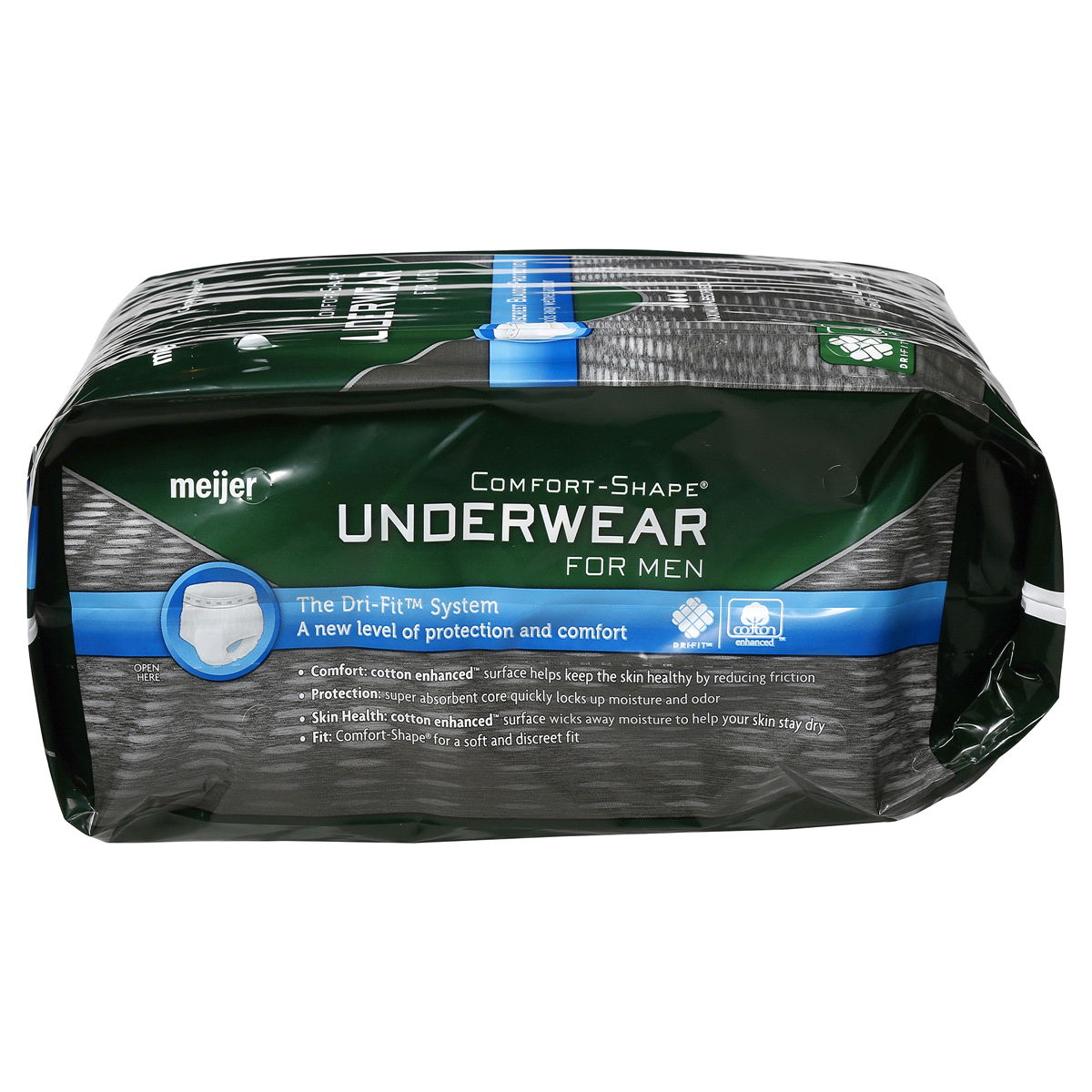 slide 2 of 6, Meijer Underwear for Men, Maximum Absorbency, Large/Extra Large, 16 ct