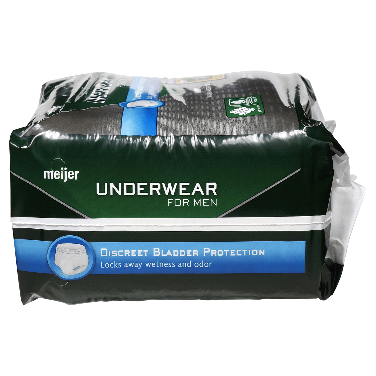 slide 6 of 6, Meijer Underwear for Men, Maximum Absorbency, Large/Extra Large, 16 ct