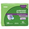 slide 3 of 17, Meijer Underwear for Women, Maximum Absorbency, Extra Large, 16 ct