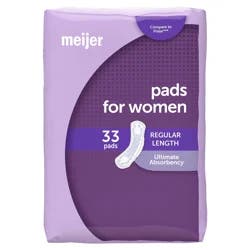 Meijer Bladder Control Pads, Ultimate Absorbency