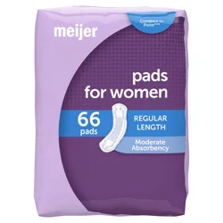 Meijer Bladder Control Pads, Moderate Absorbency