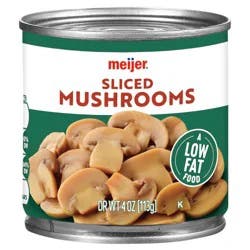 Meijer Mushrooms Sliced, 4 Oz