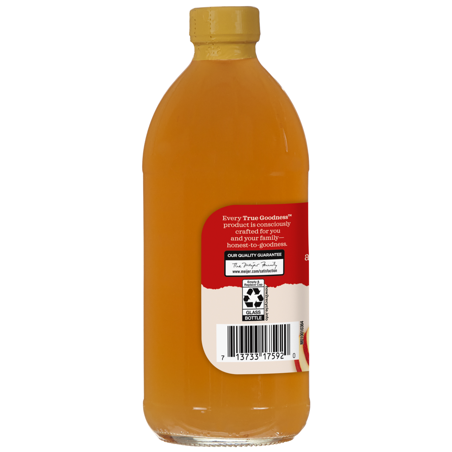 slide 2 of 3, True Goodness Organic Raw Unpasteurized Apple Cider Vinegar, 16 oz