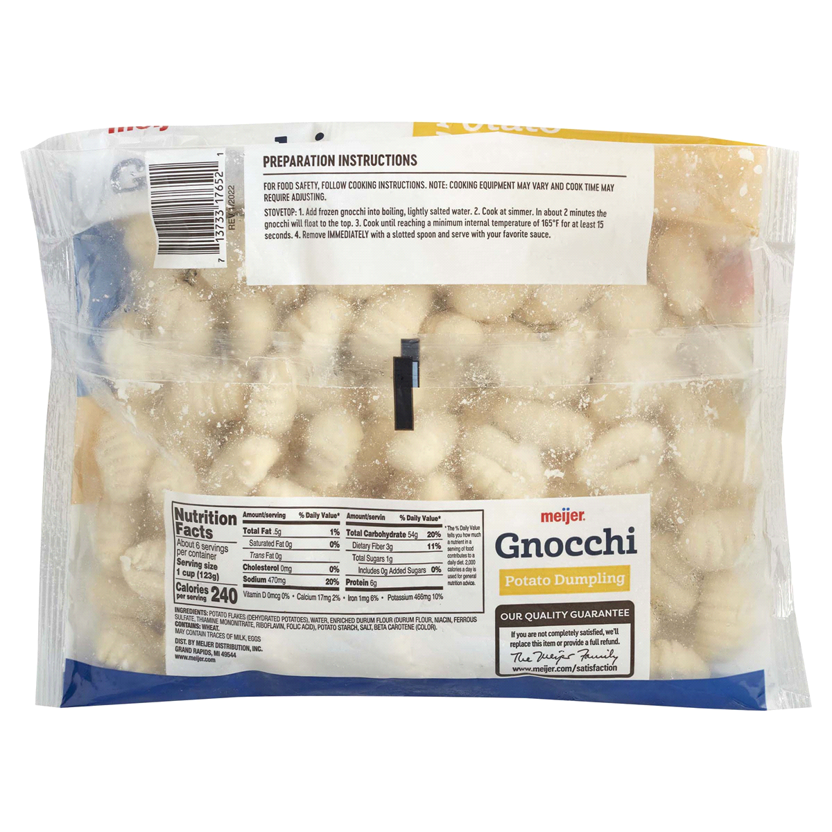 slide 24 of 29, Meijer Potato Dumpling Gnocchi, 25 oz