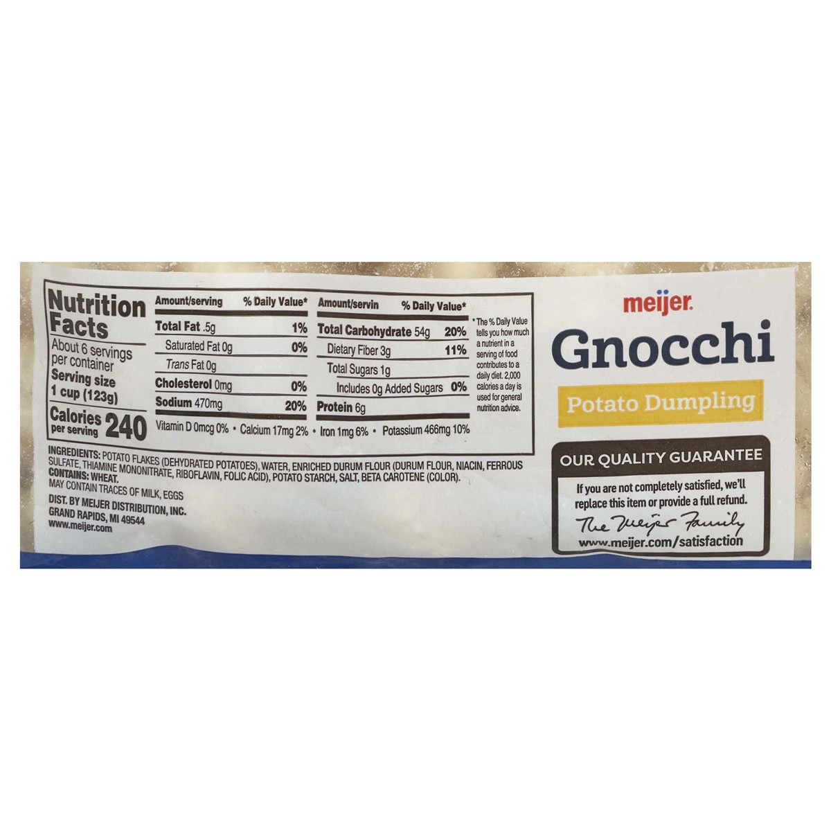 slide 20 of 29, Meijer Potato Dumpling Gnocchi, 25 oz
