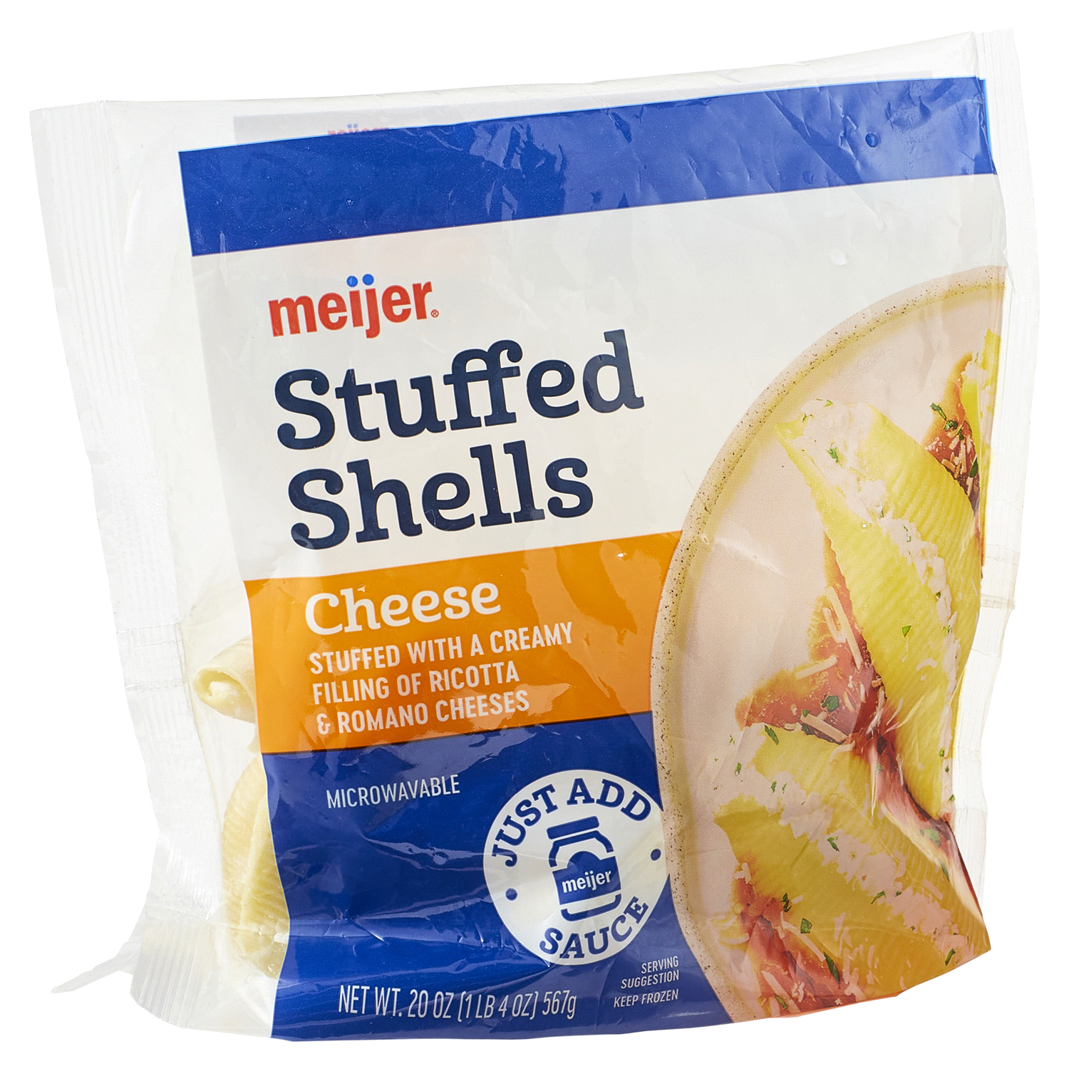 slide 4 of 5, Meijer Cheese Stuffed Pasta Shells, 20 oz