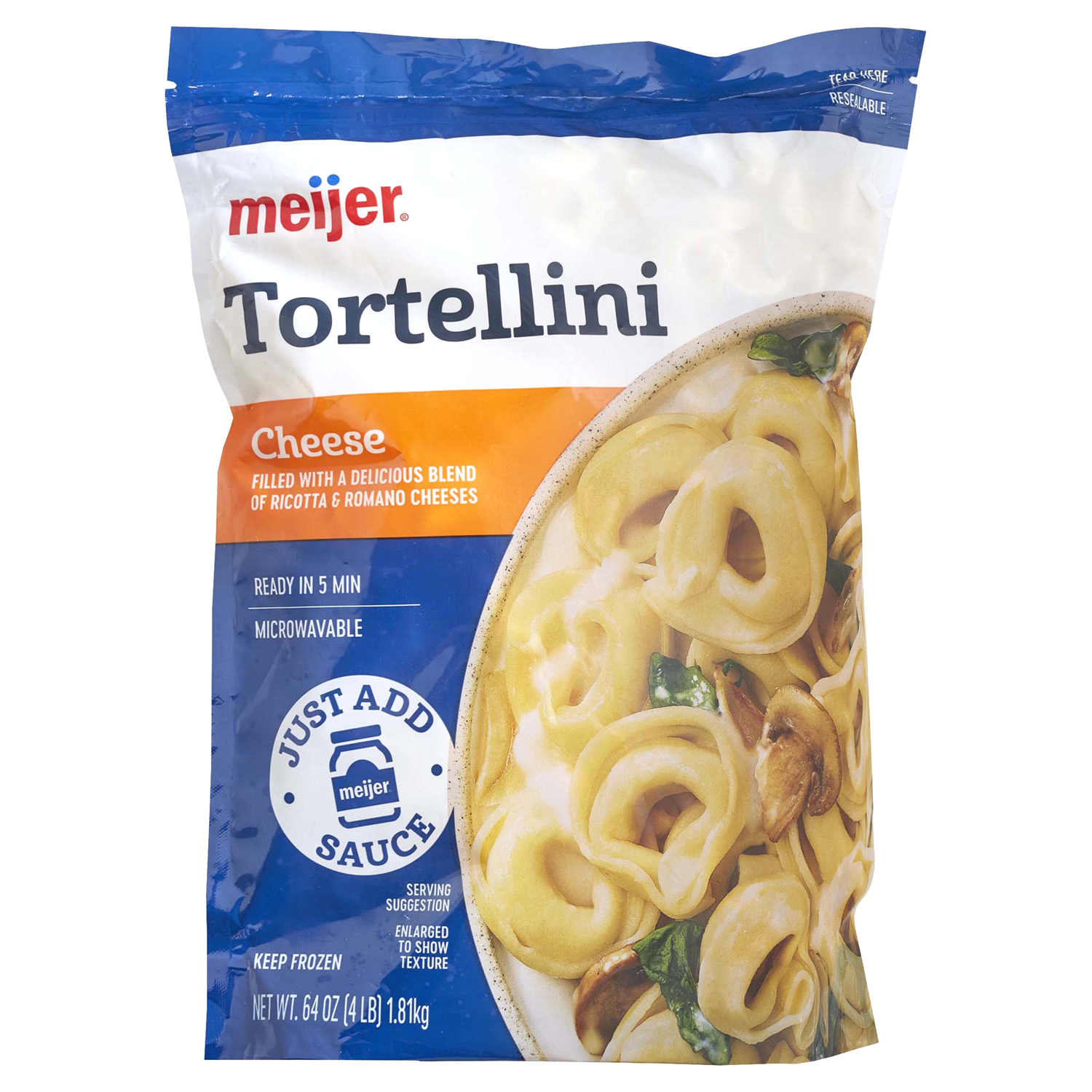 slide 4 of 5, Meijer Cheese Tortellini, 64 oz, 64 oz