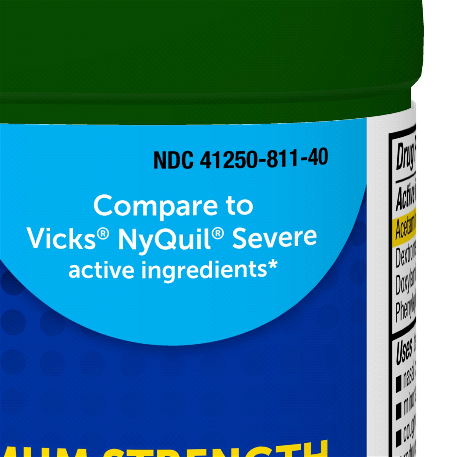 slide 3 of 3, Meijer Night Time Severe Cold & Flu Relief, Maximum Strength, 12 oz