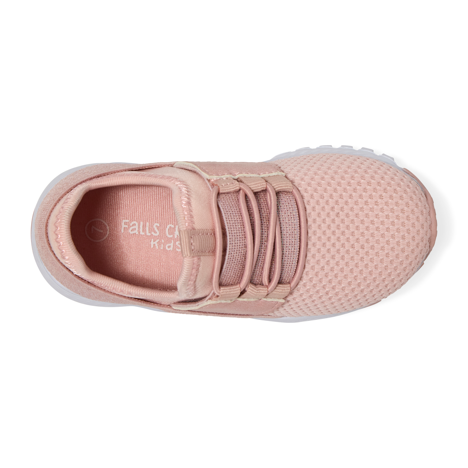 slide 6 of 6, Falls Creek Kids Toddler Girls' Genave T Athletic Shoe, Lt Pink/Pearl, size 7, 1 ct