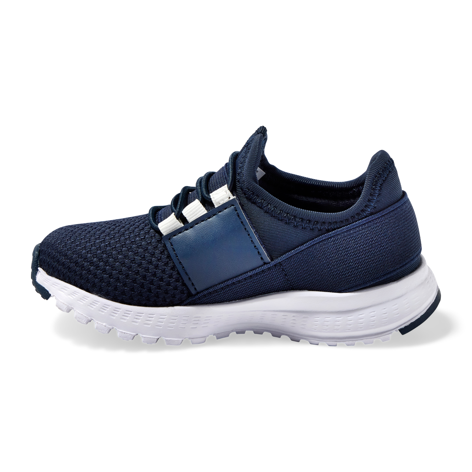 slide 4 of 6, Falls Creek Kids Toddler Boys' Genave T Athletic Shoe, Navy/White, size 9, 1 ct