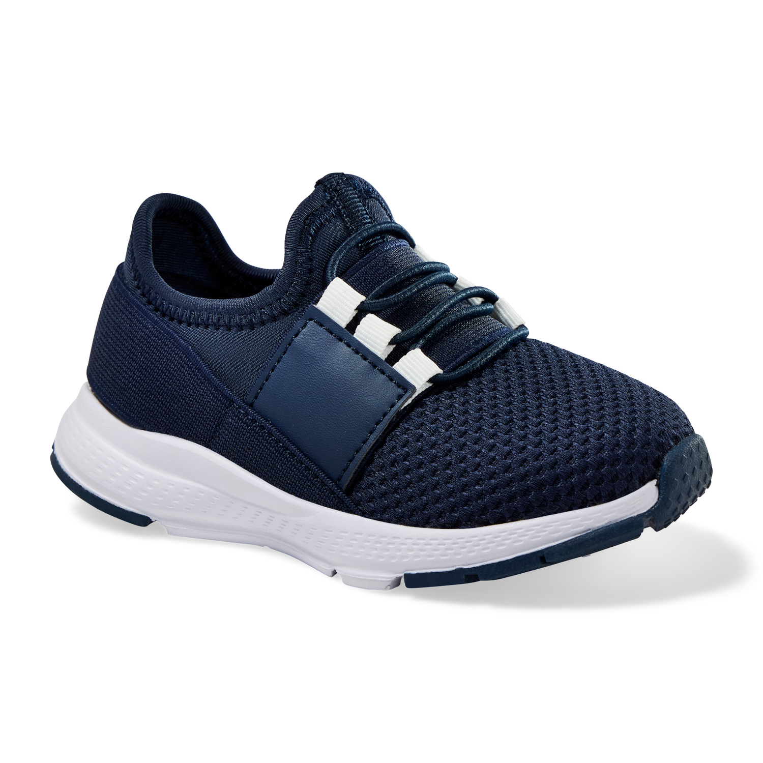 slide 1 of 6, Falls Creek Kids Toddler Boys' Genave T Athletic Shoe, Navy/White, size 10, 1 ct