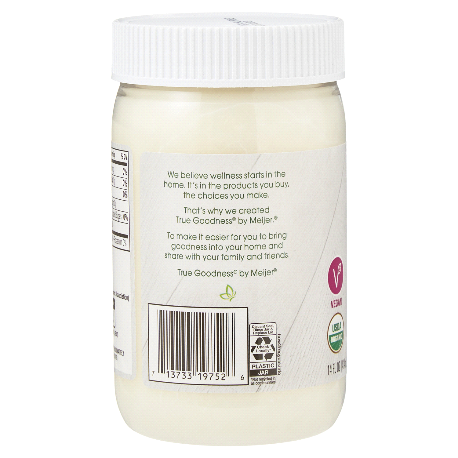 slide 3 of 5, True Goodness Organic Refined Coconut Oil, 14 oz