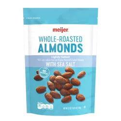 Meijer Whole Lightly Salted Roasted Almonds, 25 Oz