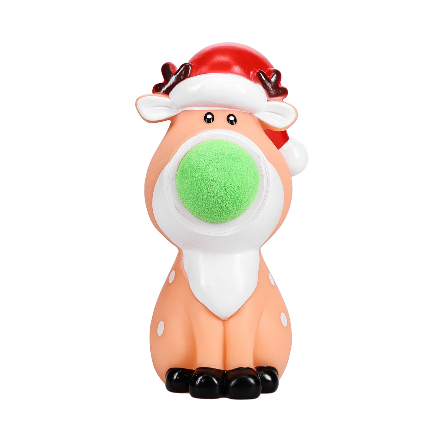 slide 4 of 4, December Home Squeeze Ball Popper, 5 in