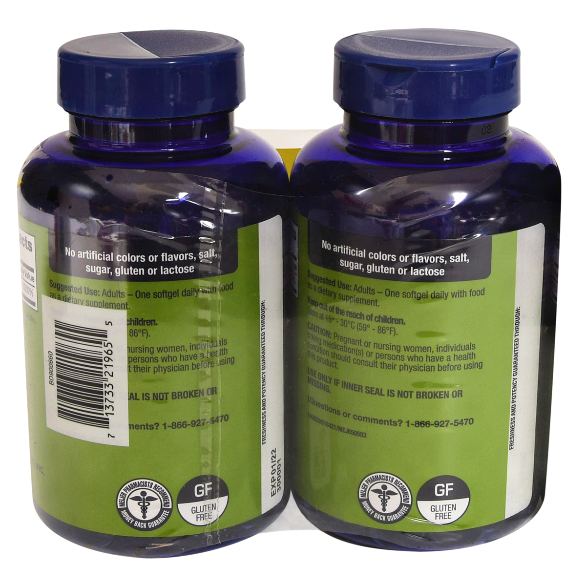 slide 2 of 4, Meijer Vitamin E (400 IU) Softgel 180 mg Twin Pack, 250 ct