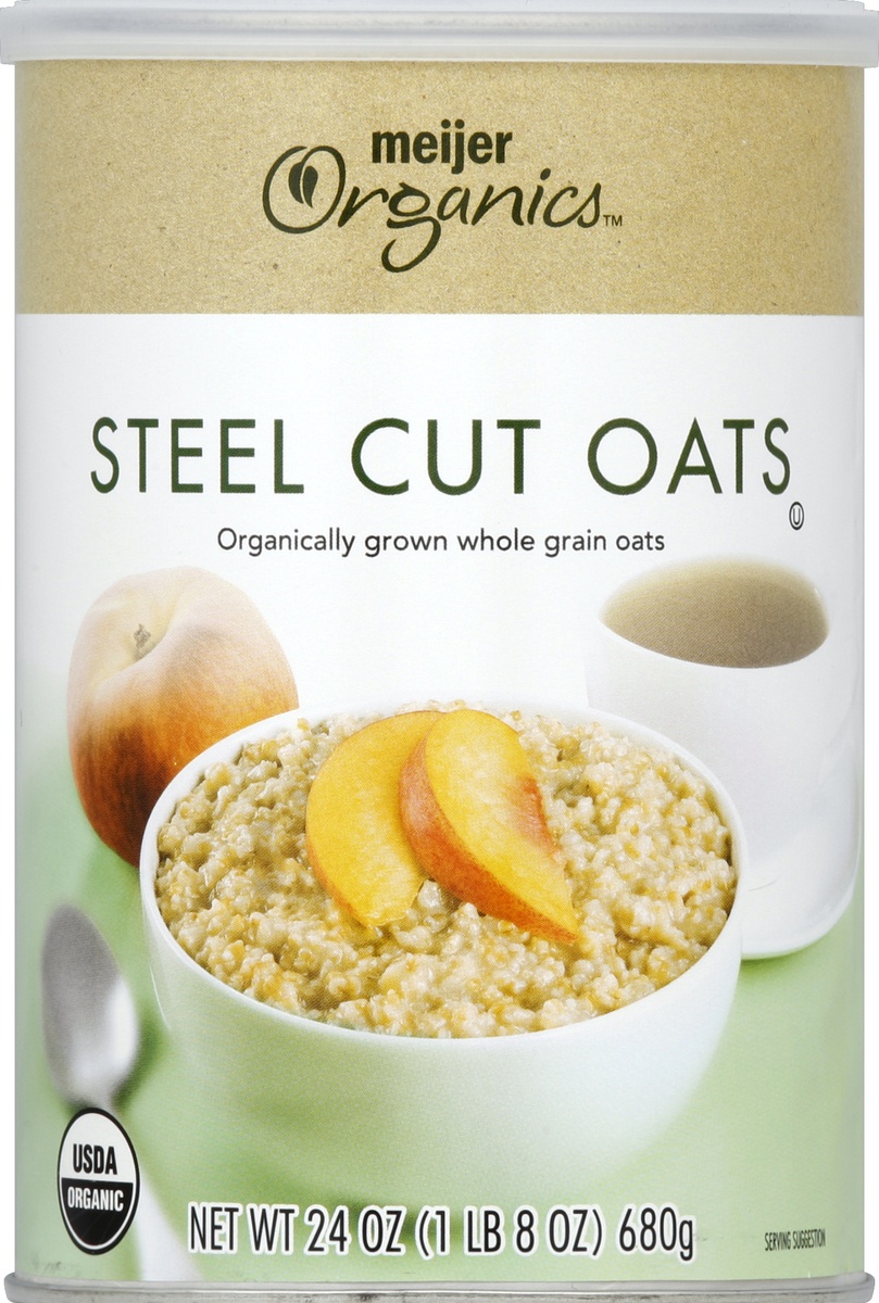 slide 2 of 2, True Goodness Organic Steel Cut Oats, 24 oz