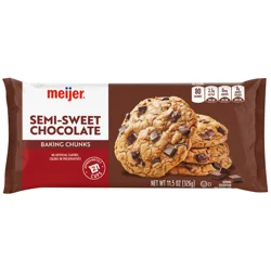 Meijer Semi-Sweet Chocolate Chunks, 11.5 oz