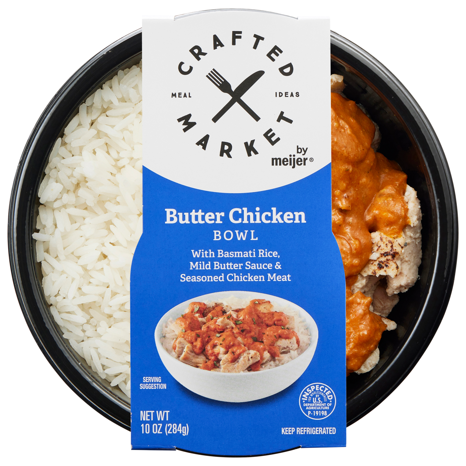 slide 1 of 2, Crafted Market by Meijer Butter Chicken Bowl, 10 oz