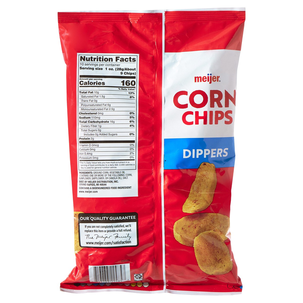 slide 2 of 2, Meijer Corn Chip Scoops, 10 oz