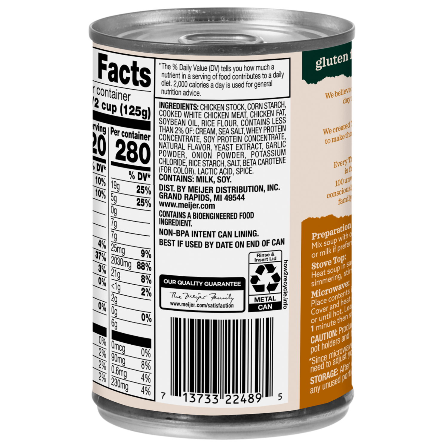 slide 3 of 3, True Goodness Gluten Free Cream of Chicken Soup, 10.5 oz, 10.5 oz