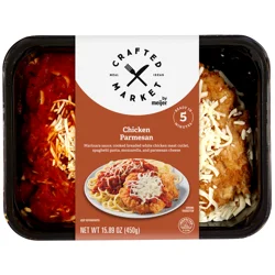 Crafted Market by Meijer Chicken Parmesan with Spaghetti