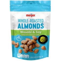 Meijer Wasabi and Soy Whole Almonds