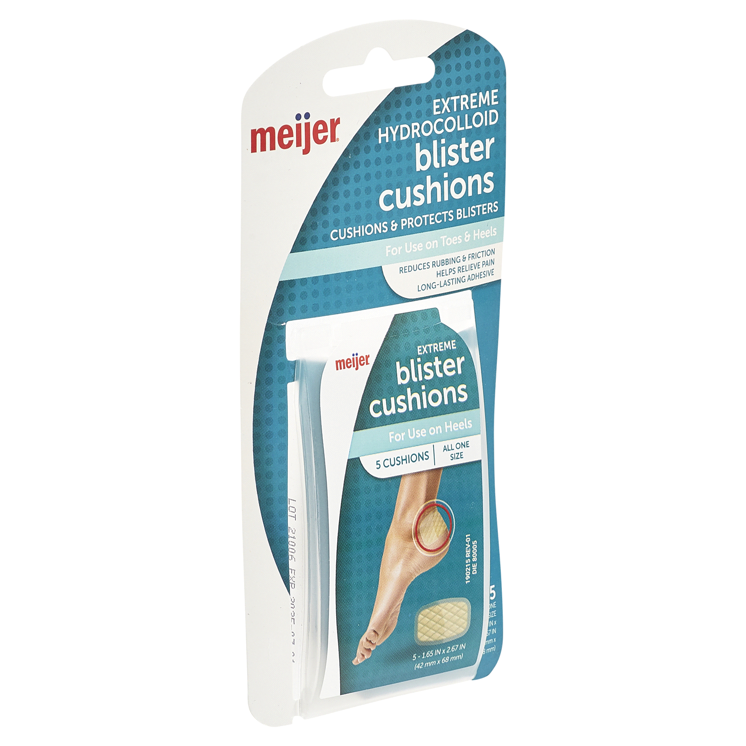 slide 4 of 5, Meijer Extreme Hydrocolloid Blister Cushions, 5 ct