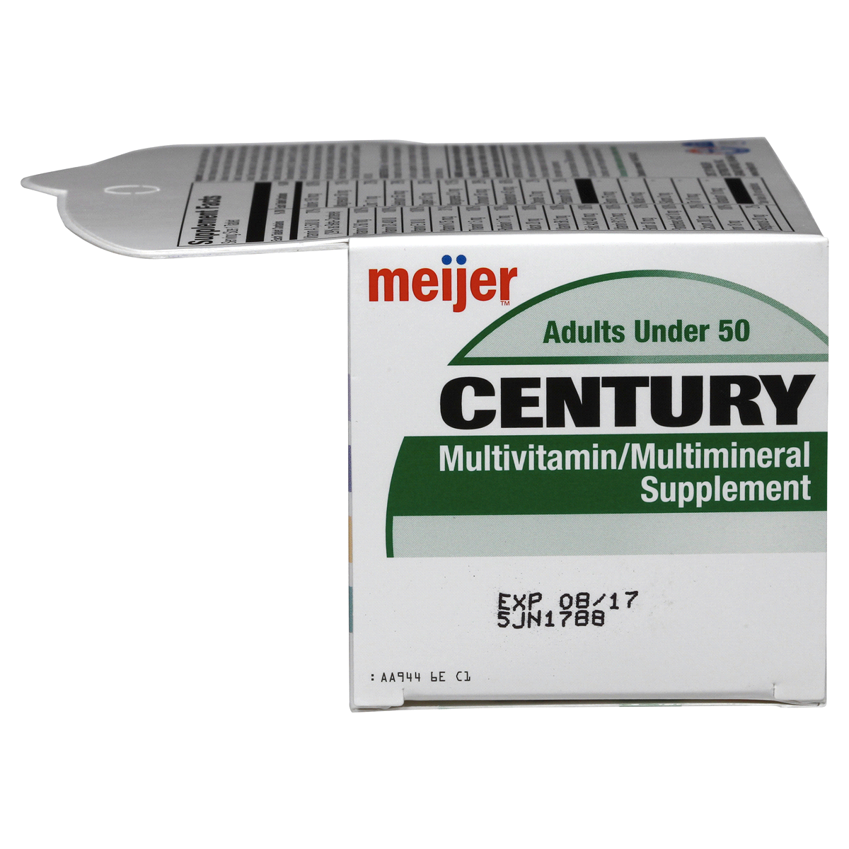 slide 2 of 7, Meijer Century Multivitamins, Adults Under 50, 130 ct