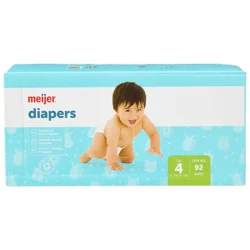 Meijer Baby Diapers Super Sz4 92ct