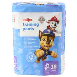 Meijer Training Pants Jumbo, Boy 4t/5t, 18 Ct