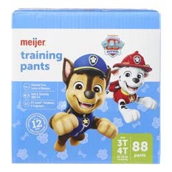 Meijer Training Pants Giant, Boy 3T/4T, 88ct