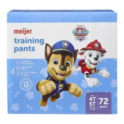 Meijer Training Pants Giant, Boy 4T/5T, 72ct