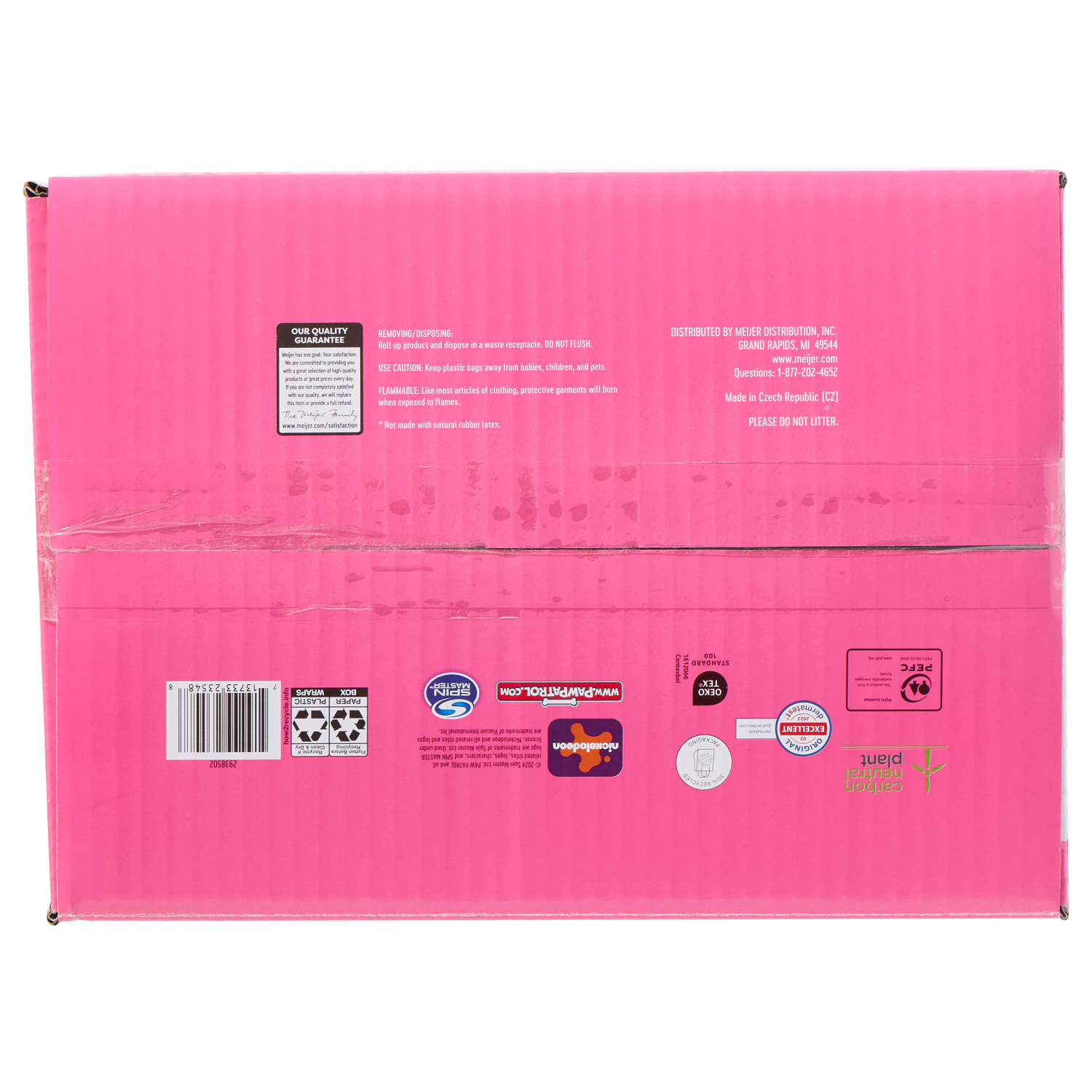 slide 3 of 3, Meijer Training Pants Giant, Girl 4T/5T, 72ct., 72 ct