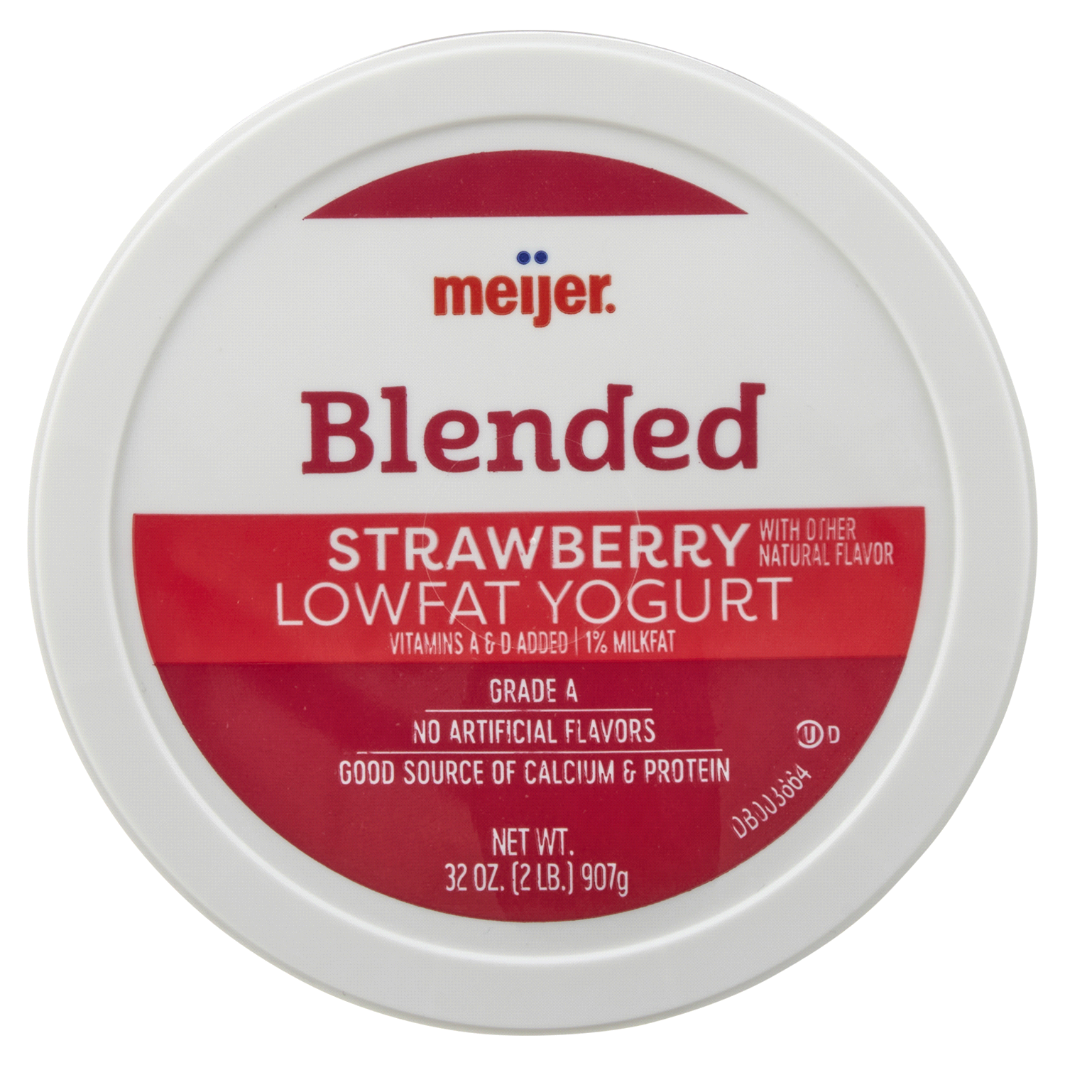 slide 5 of 5, Meijer Strawberry Lowfat Yogurt, 32 oz